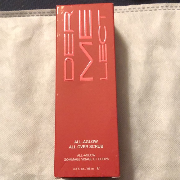 NEW Dermelect All Aglow All Over Scrub Antioxidant Face & Body Clean Beauty - Picture 8 of 9